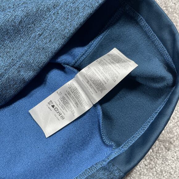 Columbia 1/4 Zip Pullover Mens Large Fleece Zip Pocket Stretch Outdoors Blue - Picture 6 of 12